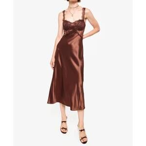 NEW CAMI NYC nahida midi dress in malt